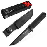 Mossy Oak 10 Inch Full-Tang Tanto Fixed Blade Knife with Sheath MO24006