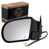 Power Mirror For 1999-2005 Blazer Metal Base Heated Manual Fold Left 15105941 1332-4695L - product image