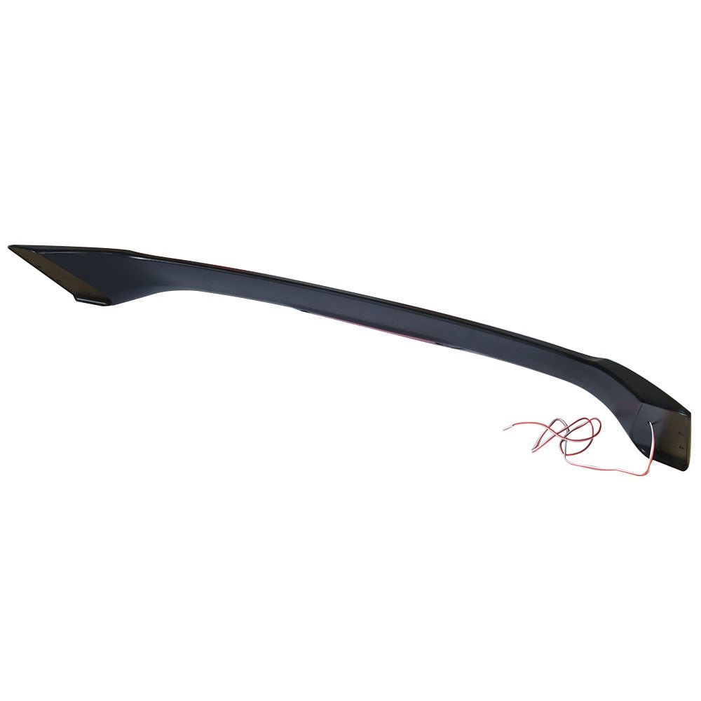 Matte Black Rear Trunk Spoiler with Brake Light for 2012-2015 Honda Civic Sedan