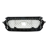 Front Grille Matte Black with Chrome for 2016-2021 Toyota Tacoma 53114-04250