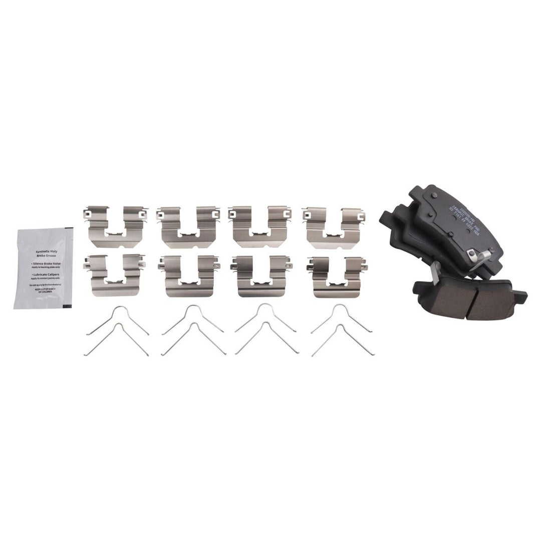 Rear Ceramic Brake Pad Set for 2017-2025 Hyundai Tucson, Elantra GT, Nexo and Kia Sportage