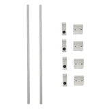 8mm x 350mm Linear Rail Shaft Kit with SCS8UU Bearings and SK8 Supports