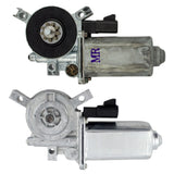 Brock Replacement Pair of Front Power Window Lift Regulator Motors Compatible 1551-1785 1551-1786 - product image