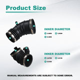 2x Throttle Body Air Duct with Clamps for BMW E46 325Ci 325i 330CI 330i 330Xi US – product image 5