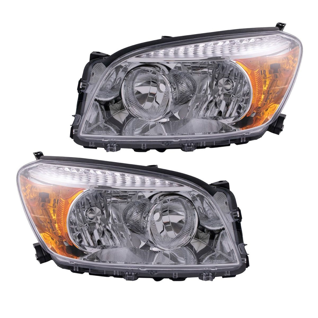 Halogen Headlight Assembly Pair for 2006-2008 Toyota RAV4
