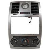 2005-2007 Chrysler 300 Dodge Charger AC Heater Climate Control Radio Bezel OEM P55111870AJ - product image