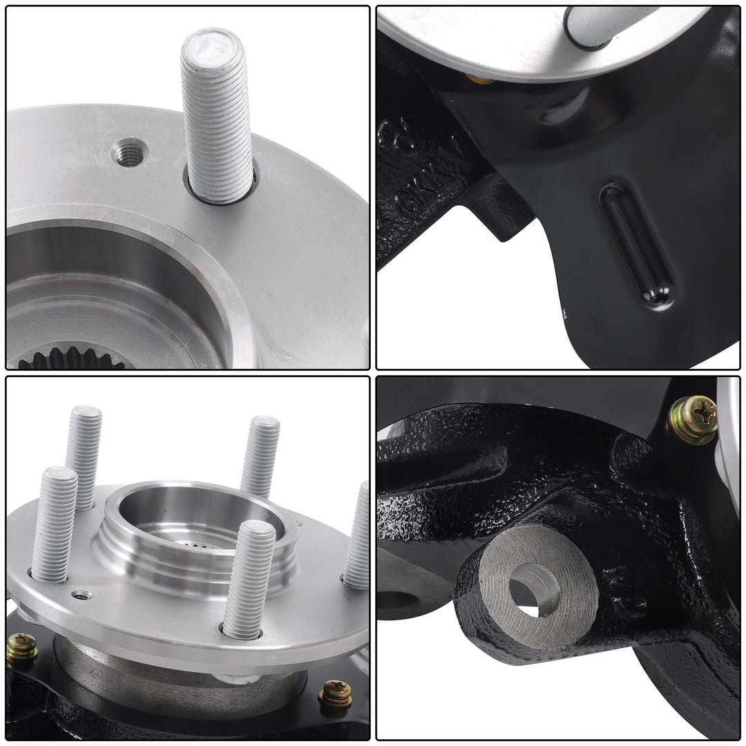 Front Steering Knuckle with Hub Bearing RH Passenger Side for 2007-2012 Hyundai Elantra 697-936
