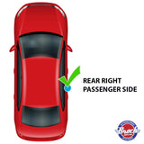 Window Regulator with Motor For 2002-2009 Trailblazer Rear Right 19331463 1552-0200R - product image