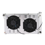 3-Row Aluminum Radiator with Fan Shroud for 1967-1972 Chevrolet GMC C10 C20 K10 Blazer CC369