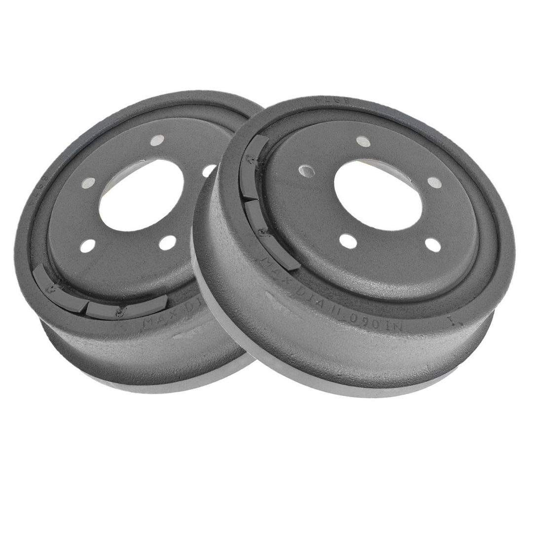 Rear Brake Drum Pair for 1987-1996 Ford F-150, Bronco & 1987-1999 E-150