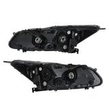 Chrome Halogen Headlight Pair for 2016-2017 Honda Accord Sedan HO2502169 HO2503169
