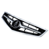 Black Chrome Front Upper Grille for 2006-2008 Acura TSX 71121SECA02ZA