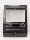 2007-2014 Ford Expedition Audio Radio AC Air Climate Control Bezel Woodgrain OEM AL14-18C612-BB - product image