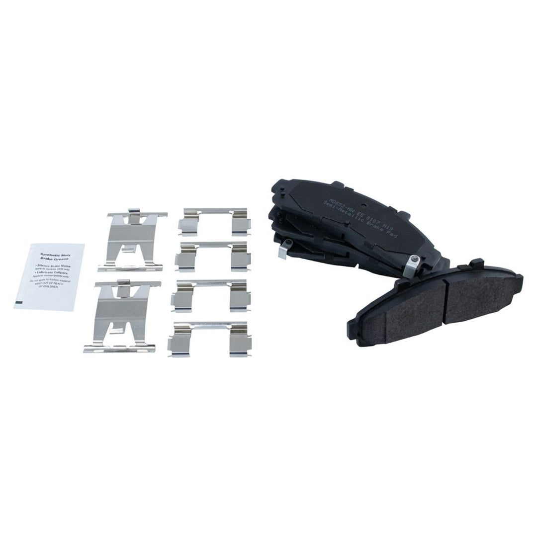 Front Semi-Metallic Brake Pad and Rotor Kit for 1995-1997 Ford Ranger and Mazda B-Series 2WD with ABS