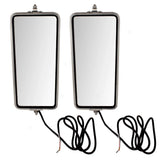 Universal West Coast Truck Set of Side Mirror Heads 7" x 16" Heater & Light U335-0002-2 - product image