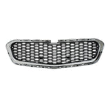 3-Piece Front Bumper Grille Set for 2014-2016 Chevrolet Malibu 22995179