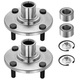 Front Wheel Hub and Bearing Kit Pair for 2000-2011 Ford Focus 518510