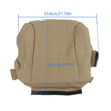 Tan Leather Driver Bottom Seat Cover for 2013-2016 Mercedes-Benz GL350 GL450