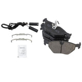 Front and Rear Ceramic Brake Pad and Drilled Rotor Kit for 1999-2006 BMW 323i, 325i, 325Ci and 328i E46