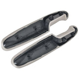 Gray Front Door Armrest Pair for 1995-2002 Chevrolet GMC C/K Trucks 15961795 15961796