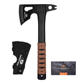 Mossy Oak 12 Inch Camping Hatchet with Sheath and Hex Wrench Slots MO25002