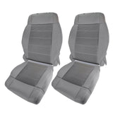 Front Seat Cover Set Gray for 2007-2010 Jeep Wrangler