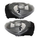 Halogen Headlight Pair for 2010-2014 Volkswagen Golf GTI Jetta SportWagen 5K0941005C