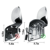 Pair Left+Right Side Chrome Hood Mirror for 18-26 Freightliner New Cascadia 116 A22-77790-001 - view 9