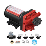 Boat RV DC 12V Water Pressure Diaphragm Pump Self-Priming Pump 70 PSI 6 GPM