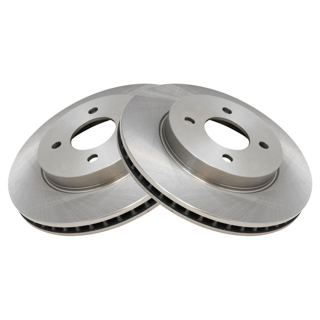 Front Ceramic Brake Pad and Rotor Kit for 2012-2019 Nissan Versa and Versa Note