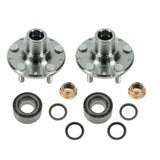 8-Piece Front Wheel Hub, Bearing & Seal Kit for Subaru Legacy, Impreza & Forester