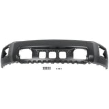 Black Steel Split Front Bumper without Sensor Holes for 2014-2015 GMC Sierra 1500 GM1002848