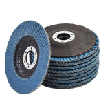 40 Grit Zirconia Flap Disc 4-1/2 x 7/8 Inch 10 Pack