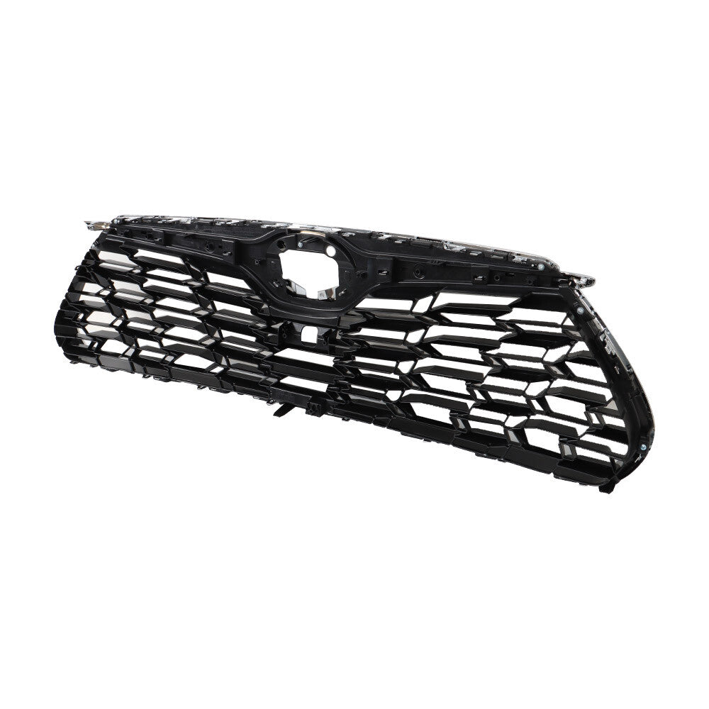 Black Chrome Mesh Front Grille for 2020-2022 Toyota Highlander