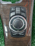 09-13 BMW E92 E93 328i 335i CIC Navigation iDrive Controller Knob Switch Bezel 9285445-01 OEM - product image