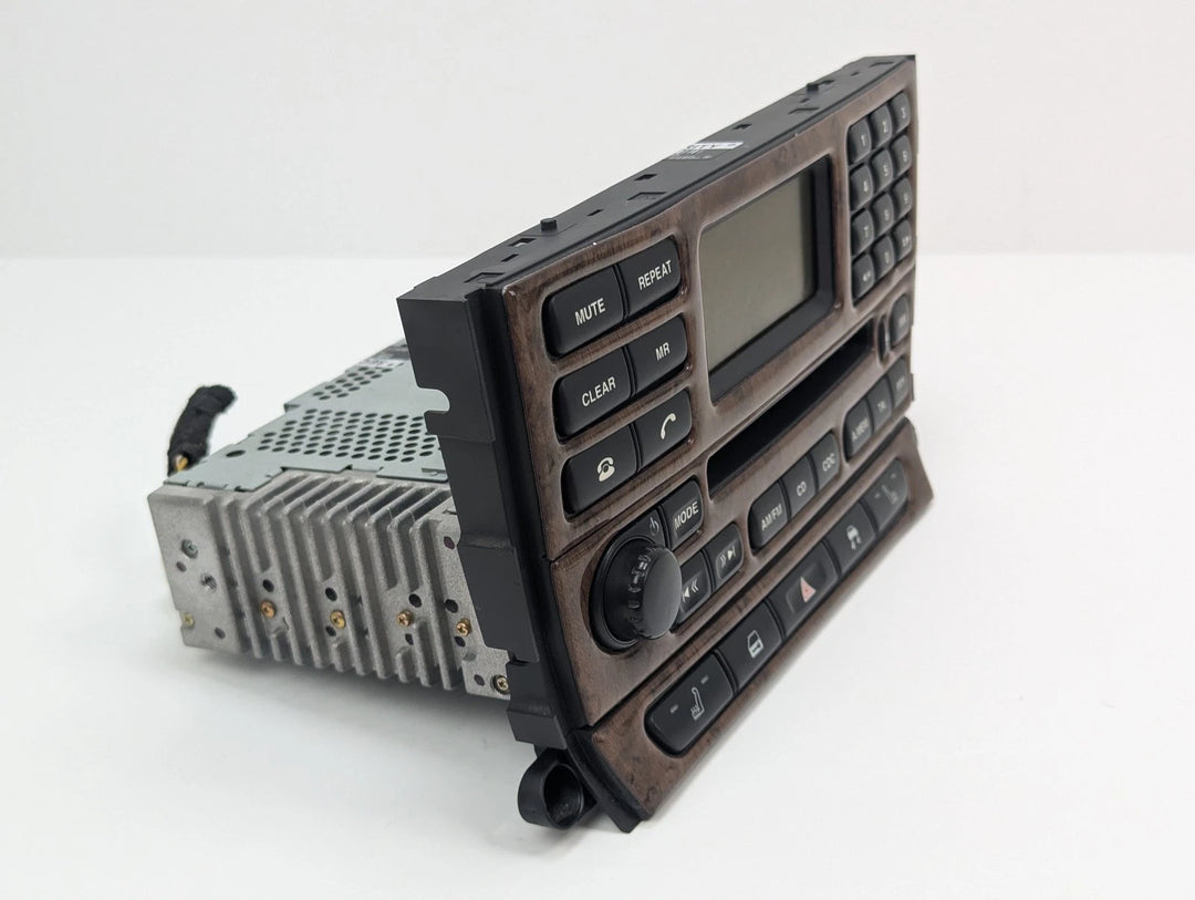 2003-2008 Jaguar S-Type Audio Receiver Radio CD Player W/ Hazard Seat Switch OEM 2R83-18B876-AF - product image