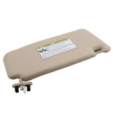 Left Beige Sun Visor for 2007-2011 Toyota Camry without Sunroof