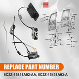 2pcs Rear Door Latch Rod Cable for Ford E-150 E-250 E-350 Van – product image 9