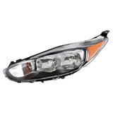 Black Headlight Pair for 2014-2019 Ford Fiesta S SE ST D2BZ-13008-K