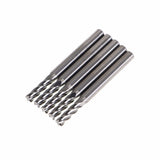 Carbide End Mill 5 Pack 5/32 Inch 4 Flute 2 Inch Overall Length