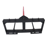 49 Inch Hay Spear Sleeve Attachment for Skid Steer Quick Attach 3000 Lb