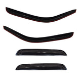 Window Vent Visors for 1999-2006 Chevrolet Silverado GMC Sierra Extended Cab 4 Piece