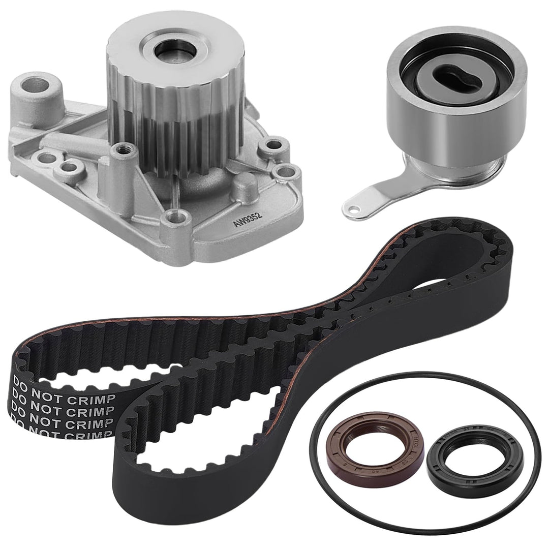 Timing Belt Kit with Water Pump for 1996-2000 Honda Civic 1996-1997 Civic del Sol 1.6L TKH005