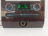 2007-2014 Ford Expedition Audio Radio AC Air Climate Control Bezel Woodgrain OEM AL14-18C612-BB - product image