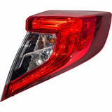 Tail Light For 2016-2021 Civic Sedan Body Mounted Right 33500TBAA01 HO2805110 7222-0055R-CAPA - product image
