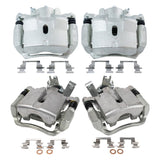 Front and Rear Brake Caliper Set for 2004-2012 Chevrolet Malibu Pontiac G6 Saturn Aura