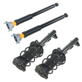 Front Struts and Rear Shocks Kit for 2010-2014 Mercedes-Benz E350 Coupe Convertible RWD