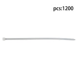 White Nylon Cable Ties 8 Inch 1200 Pack 50 lb