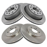 Front & Rear Brake Rotor Set for 2003-2011 Lincoln Town Car