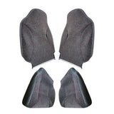 Front Bottom and Back Cloth Seat Cover Set Mist Gray for 1998-2002 Dodge Ram 1500 2500 3500